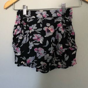Floral Shorts with Pockets